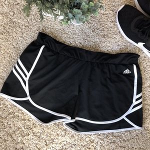 ADIDAS Black Athletic/Soccer Shorts. Size XL